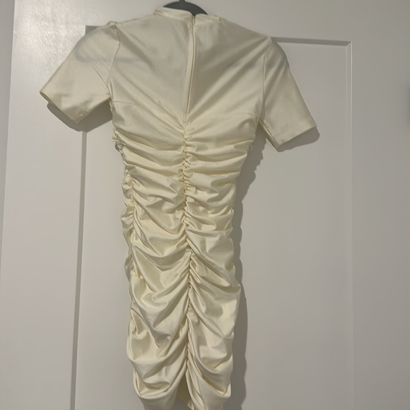 ALEXANDER WANG Ruched Mock Neck Mini Dress - Picture 4 of 4